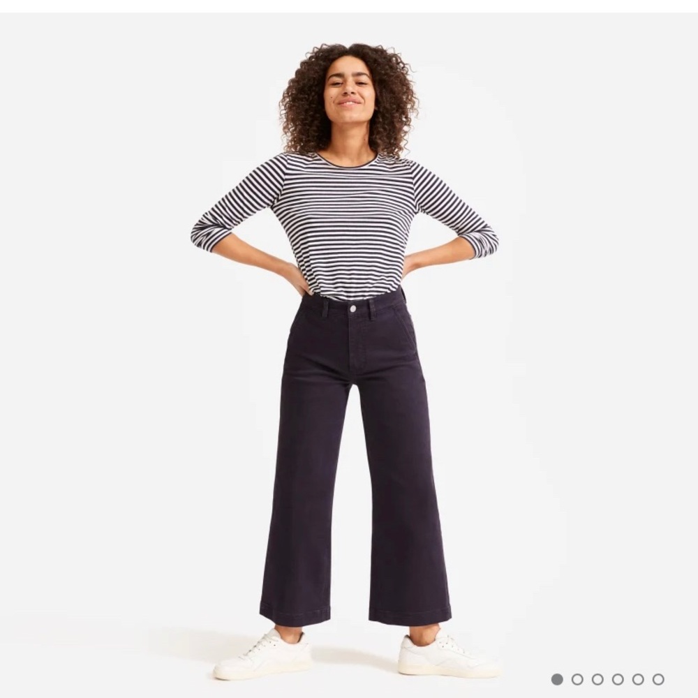 NWOT Everlane Wide leg crop pant